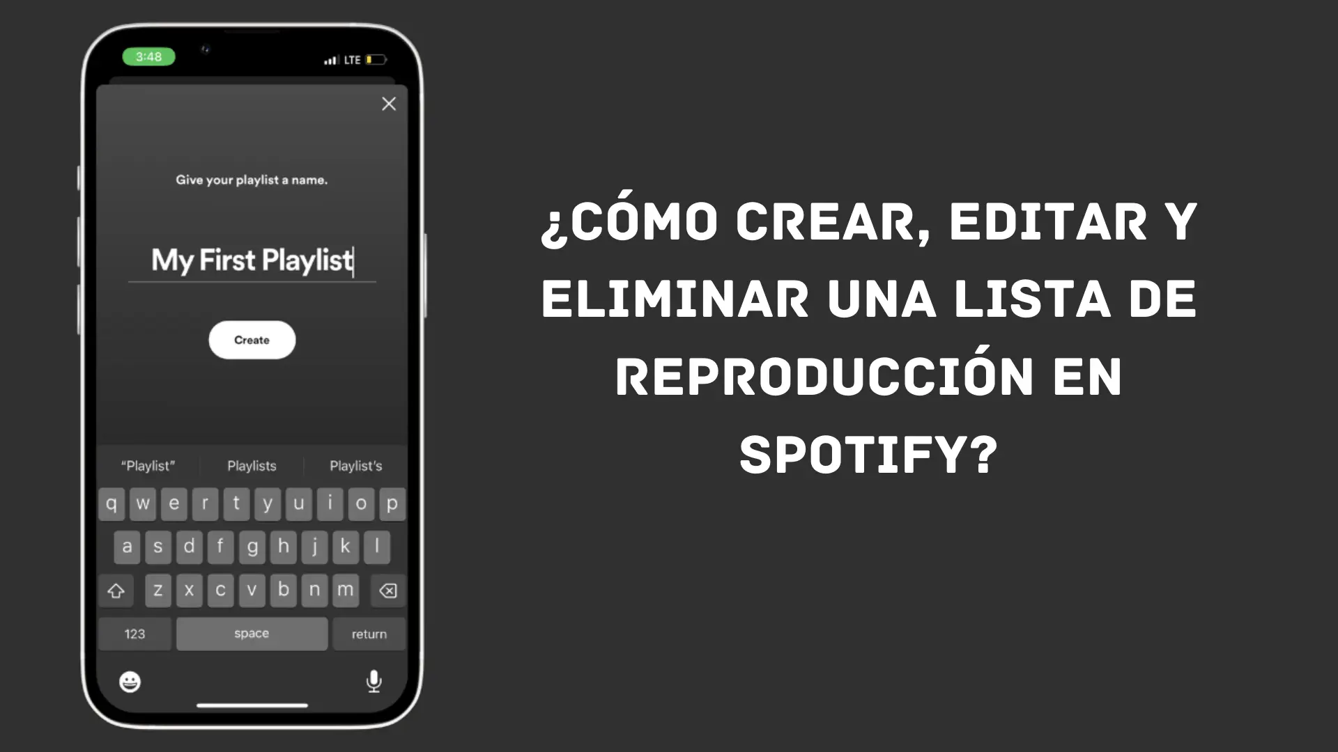 Cómo crear, editar y eliminar una lista de reproducción en Spotify [Guía completa]
